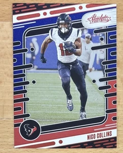 Nico Collin’s - 2024 Panini Absolute #53 Red & Blue  Houston Texans    I371 - Picture 1 of 2