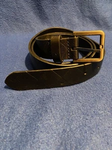 Calvin Klein Black Genuine Leather Classic Belt, 85 cm or 34”. - Picture 1 of 11