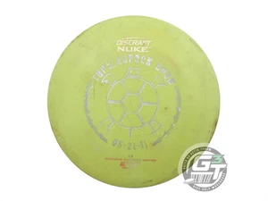 Gebrauchte Discraft ESP Nuke 173-174g Lime Gold Folie PFN Distance Driver Golf Disc - Bild 1 von 2