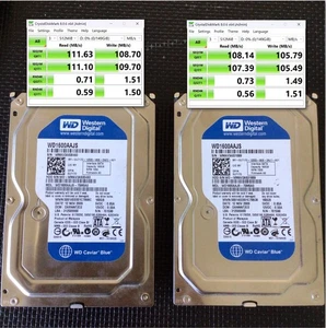 2X Western Digital WD Caviar Blue WD1600AAJS 160 GB 3.5" SATA III Hard Drive - Picture 1 of 3