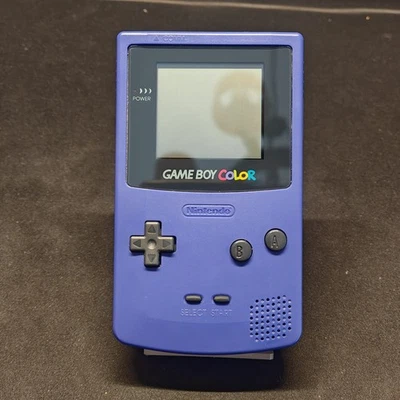 Game Boy Color Viola + Gioco e Manuale - Console Nintendo CGB-001 OTTIMO STATO - Image 1 of 4