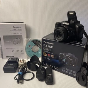 Panasonic Lumix DMC-FZ150 12MP Digital Bridge Camera Black Excellent Boxed - Picture 1 of 24