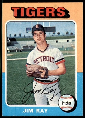 1975 TOPPS JIM RAY DETROIT TIGERS. #89 - Image 1 of 2
