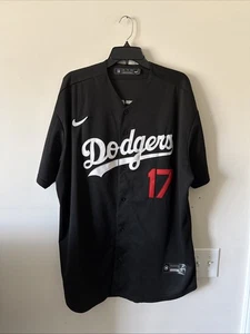 Herren Nike Shohei Ohtani #17 Los Angeles Dodgers Trikot MLB Alt. Gr. 3XL - schwarz - Bild 1 von 6