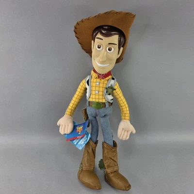 老式玩具总动员 2 伍迪娃娃 20 英寸毛绒牛仔迪士尼商店电影新品 — 第 1/4 张图片