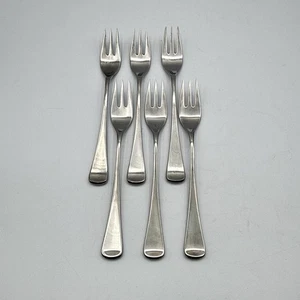 WMF Stainless Cocktail Serving Fork Set 6pc Set Cromargan Germany - Picture 1 of 9