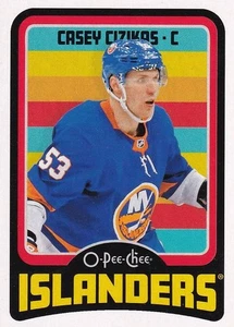 2024-25 O-Pee-Chee - Casey Cizikas #328 Retro - Islanders - Picture 1 of 2