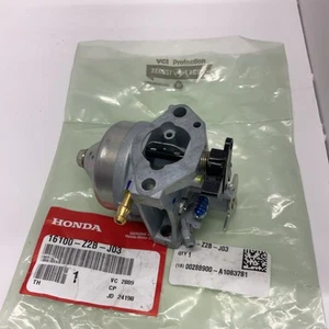 NEW Genuine HONDA Carburetor HRC216K2PDA HRC216K3PDA 16100-Z2B-J03 OEM - Picture 1 of 5