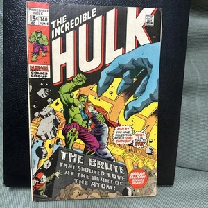 The Incredible Hulk #140 Marvel 1971 Erster Auftritt Jarella Harlan Ellison F+ - Bild 1 von 5