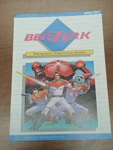Berzerk Atari 5200 Video Game Manual/Instruction Booklet Only - Picture 1 of 2