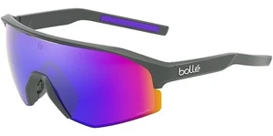 Bolle Lightshifter XL Polarized Titanium Matte Shield Sunglasses BS014004 Taiwan - Picture 1 of 3