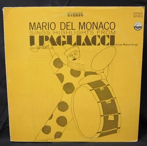 Mario Del Monaco Sings Highlights from I Pagliacci - Everest - Imagen 1 de 2