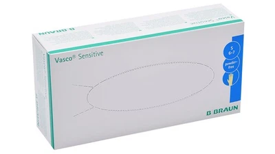 B. BRAUN MELSUNGEN AG B.Braun 100 Vasco Sensitive Einmalhandschuh Naturlatex Gr. S Weiß Unsteril