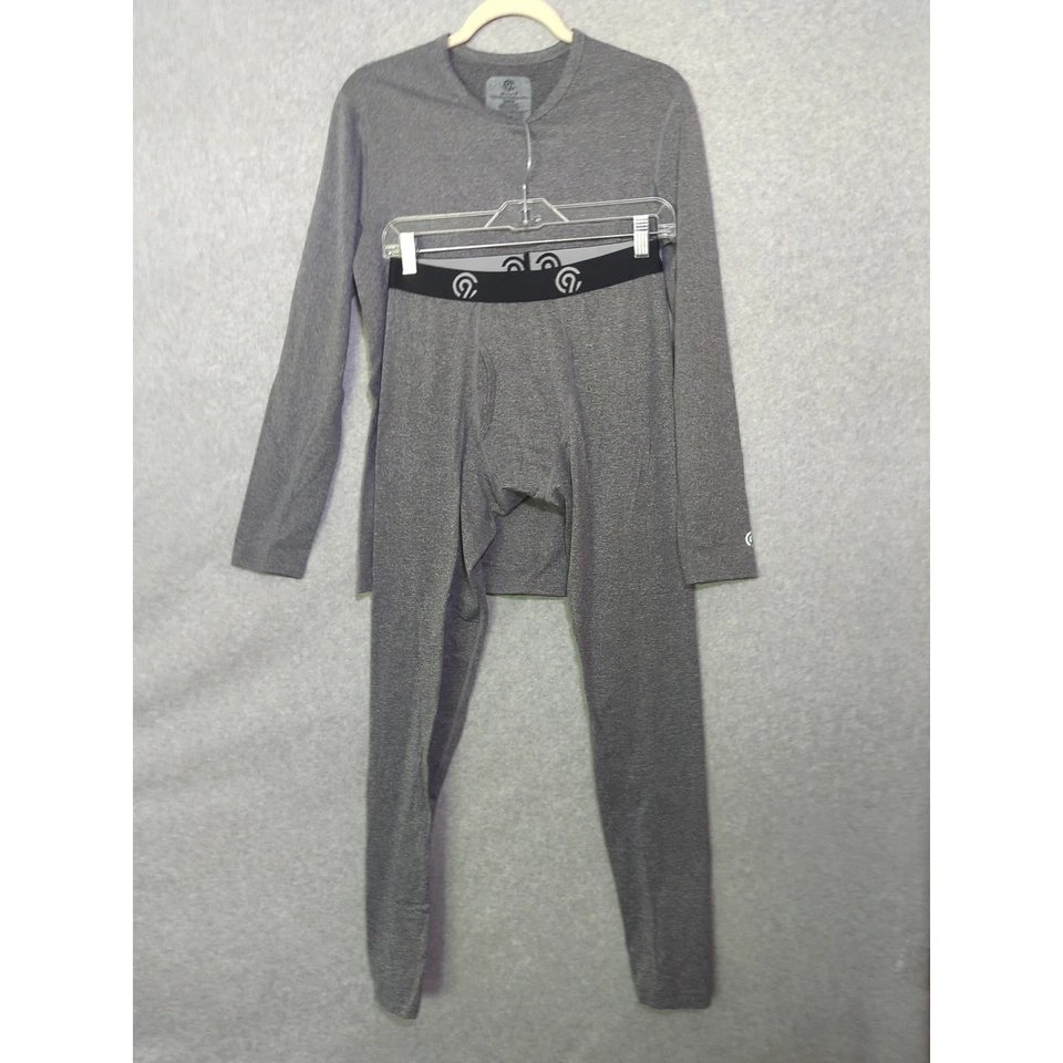 Champion Performance Base layer Set Mens M Gray Athletic Underwear Long Sleeve - Image 1 of 3