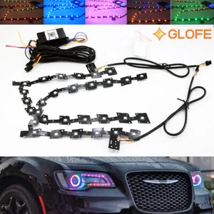 RGBW LED Multi-Color Changing Headlight DRL Accent For Chrysler 300C 2011-2020 - Bild 1 von 7
