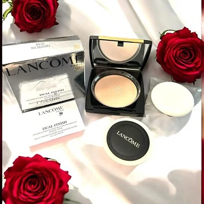 Lancome Dual Finish Powder & Foundation - 100 (C) Por Delicate 19g / 0.67oz-NIB - Image 1 of 4