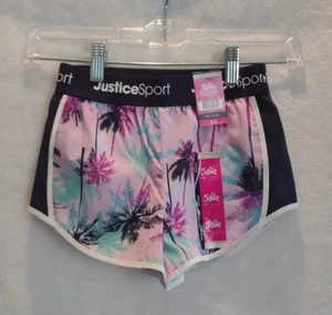 Justice Sport Girls Classic Running Shorts-Multi Color-XS (5/6) - Picture 1 of 2