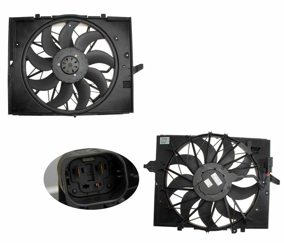 BMW ORIGINAL! Radiador de refrigeración del motor ventilador eléctrico motor 525 528 530 545 645 750 Foto 1 de 1