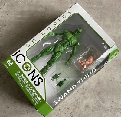 DC COLLECTIBLES - ICONS #18 - SWAMP THING - Collectible Action Figure - BNIB - Image 1 of 4