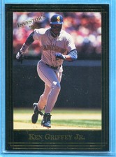 KEN GRIFFEY JR. ~ 1992 Investor's Journal Baseball Black Gold Foil Card #72   
