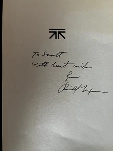 RICHARD NIXON - FORMER PRESIDENT OF THE U.S.A. - SIGNED PAGE TAKEN FROM BOOK - Picture 1 of 1