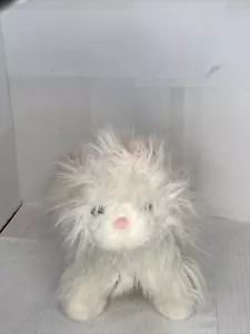 Ganz HM110 PERSIAN CAT Webkinz White Long Hair Kitten Stuffed Plush No Code - Picture 1 of 5