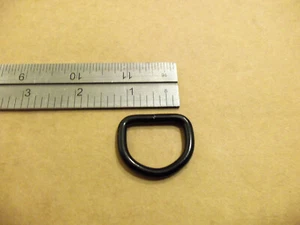 1" Black Steel Welded D Rings (Pack Of 25)  - Picture 1 of 3