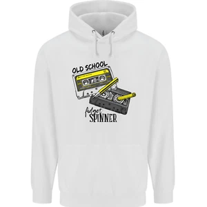Retro 80s Music Cassette Old School Spinner Childrens Kids Hoodie - Picture 1 of 33