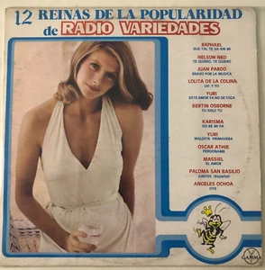 12 REINAS DE LA POPULARIDAD DE RADIO VARIEDADES, FEAT YURI / MASSIEL 1982 MEX LP - Picture 1 of 4