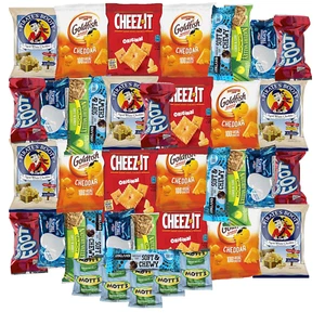 Snack Box Variety Care Pack - College Student Care Package, Crackers, Granola Ba - Picture 1 of 12