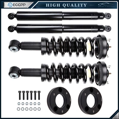1.5" Front Leveling Kit & Front Struts & Rear Shocks For Ford F-150 2004-2008 - Imagem 1 de 4