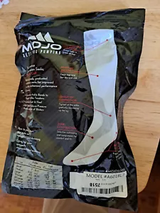 MOJO Performance Compression Socks Black Model # A601BL7 extra wide - New - Picture 1 of 4