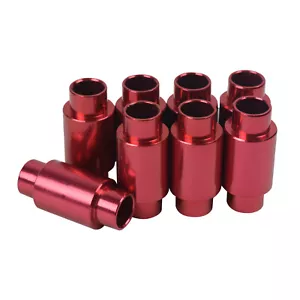 8 distanziali in alluminio rosso per ruote da pattino in linea per cuscinetti MICRO e assi 6mm - Foto 1 di 5