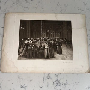 French Engraving by JEAN BERAUD Print Photogravure 1880s 15.5"x11.5" - Picture 1 of 8