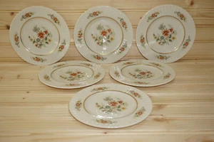 Lenox Temple Blossom (6) Bread & Butter Plates, 6 1/4" - Picture 1 of 7