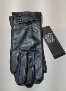 bcbg maxazria schwarz/blau Lederhandschuhe Neu mit Etikett Gr. XS/S - Bild 1 von 4