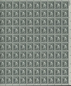 Scott 1282 Lincoln 4c Stamp Sheet of 100 - Picture 1 of 2