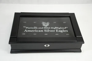 Danbury Mint Vitrine für Platin und Gold American Silver Eagles 2001 2020 - Bild 1 von 7