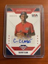 2020 Panini USA Baseball Stars & Stripes /172 Calvert Clark #16U-CC Auto