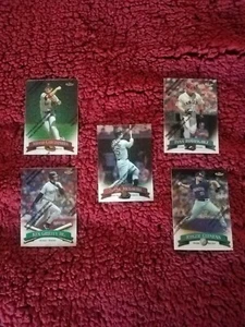 Topps Finest 5 card Baseball Promo Set - Griffey, McGwire, Clemens Garciaparra, - Picture 1 of 2