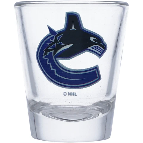 Vancouver Canucks 2oz. Primary Logo Collector Shot Glass Cover
