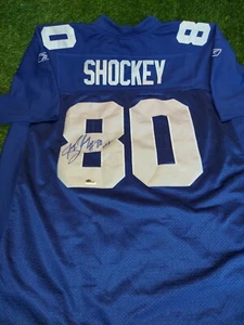 Jeremy Shockey Signed New York Giants Authentic Football Jersey w/ BAS COA - Picture 1 of 5