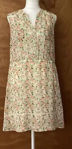 Abito donna Mystree multicolore floreale senza maniche 1/2 foderato pizzo taglia media - Foto 1 di 15