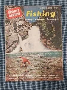 Vtg Sports Review Fishing Magazine 1958 Issue In Plastic Gods River Hudsons Bay - Picture 1 of 2