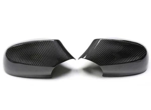 Real Carbon Fiber Side Mirror Cover Caps For BMW 1 120i 128i E87 2010-2011 - Picture 1 of 5