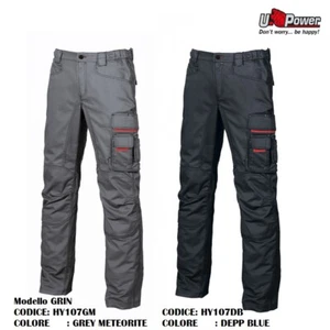 Pantalón de trabajo U-POWER Grin Upower línea Happy HY107 - Imagen 1 de 6