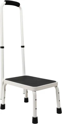 Step Stool with Handle for Ederly,Sturdy and Lightweight Stool with Anti-Skid Pl - Image 1 of 4