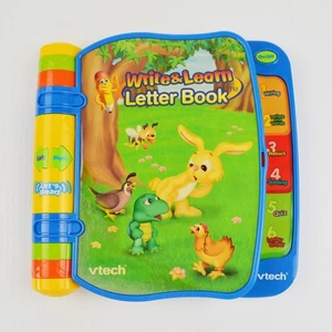 Vtech Write & Learn Talking Narrated Letter Book, 6 Educational Activities Works - Picture 1 of 5