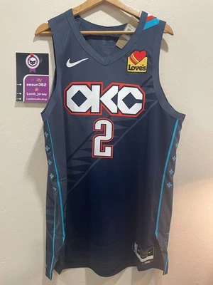 2026 Nike NBA OKC Thunder SGA city Edition Authentics Jersey 48 L - Image 1 of 4