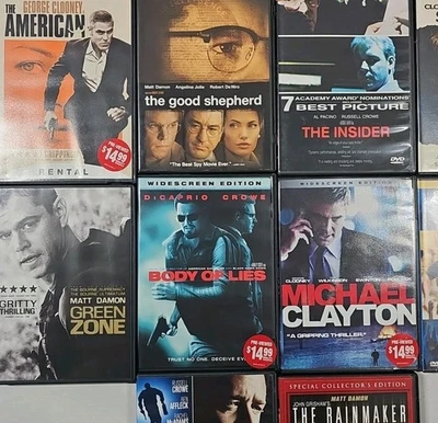 DVD Movie Lot Of 10 Political, Suspense & Action Thrillers  - Image 1 of 4